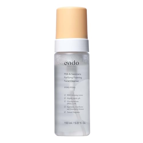 Ondo Beauty 36.5 - Pha & Saponaria Purifying Foaming Cleanser - Detergente Viso In Texture Mousse - 150 Ml