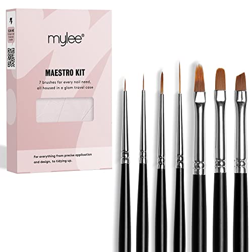 Mylee Kit Maestro Per Nail Art Gel E Applicazione Smalto. Strumento Per Manicure Di Qualità Professionale, Ideale Per L’Uso A Casa O In Salone
