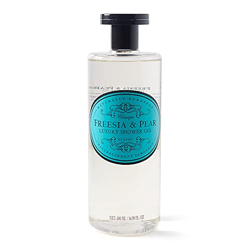 Naturally European Freesia & Pear Body Shower Gel | No Sls And Parabens | Cleansing And Moisturising Lotion