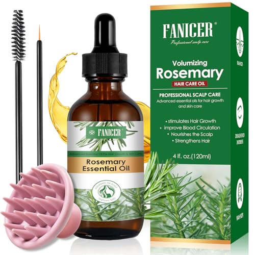 120Ml Di Olio Rinfrescante Per Cuoio Capelluto E Capelli, Olio Di Rosmarino Per I Capelli, Miscela Di Oli Essenziali, Adatto Alla Crescita Dei Capelli