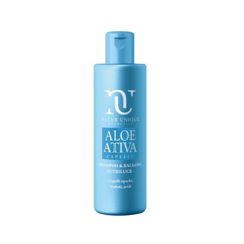 Natur Unique - Shampoo E Balsamo Nutriluce Aloe Attiva Per Capelli Spenti E Opachi