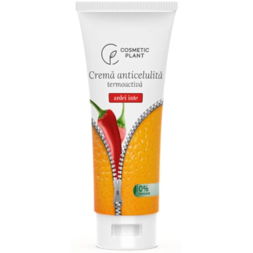 Crema Anticellulite Forte Al Peperoncino E Cafeisilan 200Ml, Crema Massaggio Anticellulite Termo-Attiva, Corpo Gambe Glutei, Drenante, Rassodante E Ri