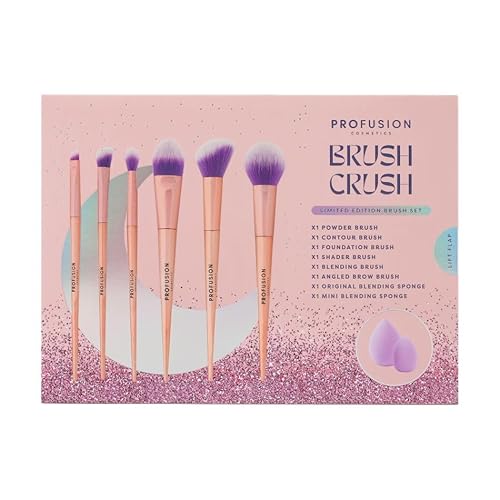 Profusion Cosmetics Brush Crush - Set Di 8 Pennelli