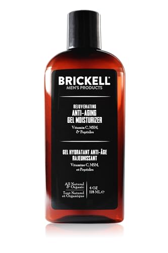 Brickell Men'S Gel Idratante Antietà Rigenerante Per Uomo, Naturale E Biologico, Idratante A Rapido Assorbimento Riduce Le Linee Sottili E Le Rughe (P