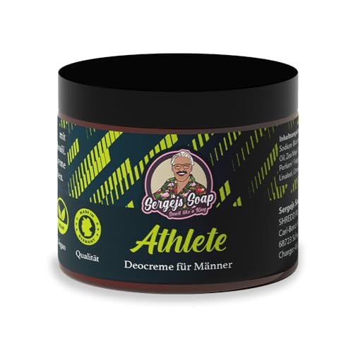 Sergejs Soap - Crema Deodorante | Crema Deodorante Efficace | Ingredienti 100% Naturali | Cosmetici Naturali | Cura Per Le Ascelle | Senza Sudore | Se