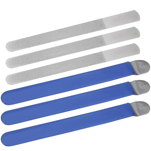 Yinettech 3Pcs Diamante Nail File Lunghezza 20 Cm In Acciaio Inox Nail Buffer Per Cura Del Piede Manicure Pedicure Per La Casa Cura Personale Saloni D