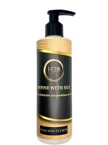 H28 And Co - Define With Silk Fissaggio Forte. Gel Definitore Ricci E Onde Metodo Curly Proteine Di Seta. Luminosità, Volume E Alta Definizione Nei Tu