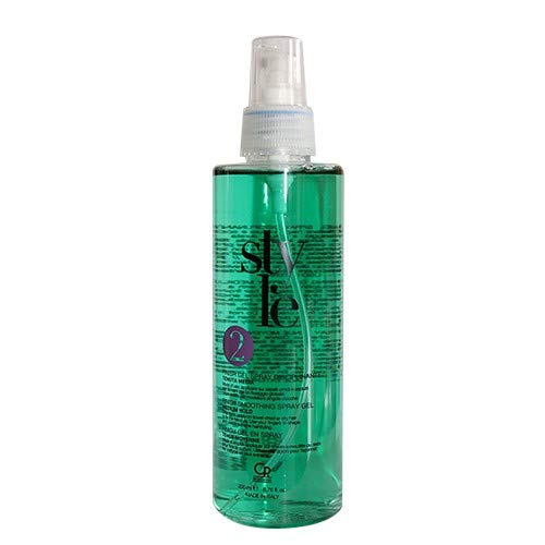 Style - Finish Gel Spray Disciplinante - Gel Spray Professionale A Tenuta Media Per Capelli Indisciplinati Per Modellare L'Acconciatura E Scolpire Sin