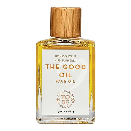 The Organic Skin Co. The Good Oil Face Moisturizer | Honeysuckle Oil, Rosemary Oil, Jojoba Oil & Turmeric | Skin Care Essential Oils Visial Moisturize
