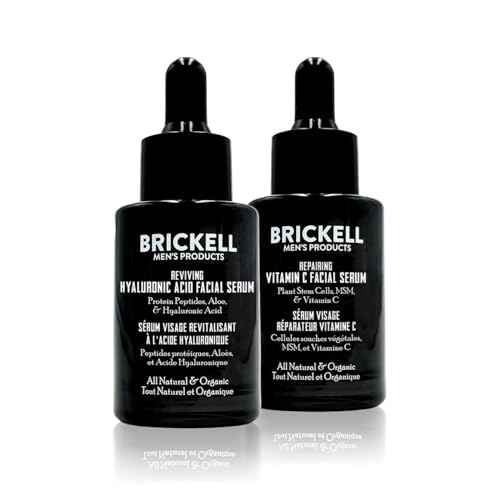 Brickell Men'S Siero Diurno E Notturno Di Routine, Naturale E Biologico (Inodore)