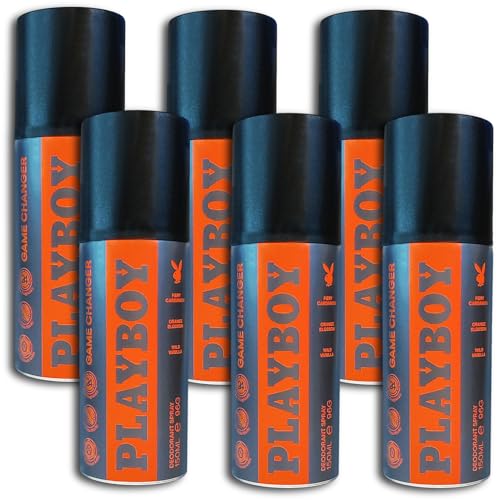 Playboy Game Changer, Deodorante Spray, 6 X 150 Ml