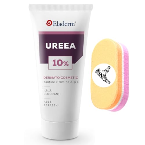 Eladerm Crema Urea 10%, 100Ml, Eczemi, Cheratosi, Psoriasi, Eruzioni Cutanee, Dermatite, Prurito, Ferite, Piedi E Mani Secchi E Screpolati| Idratante,