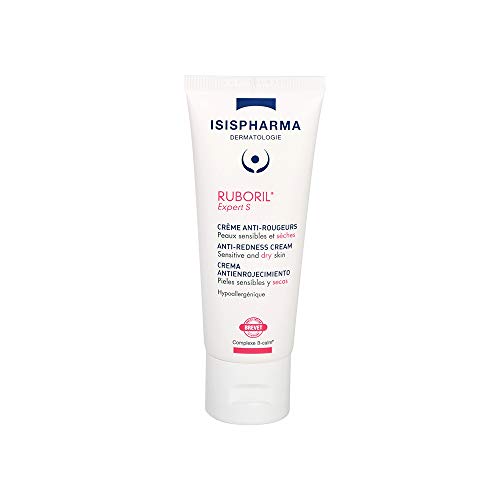 Isispharma Ruboril Expert S - Gel-Crema Lenitivo Anti-Rossore 40 Ml - Pelle Secca E Sensibile - Burro Di Karité, Olio Di Camelina - Non Profumato - Pr