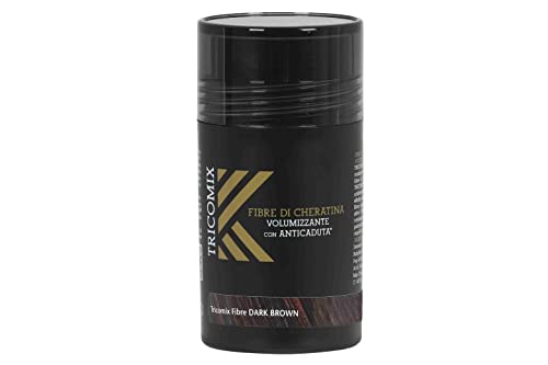 Tricomix Fibre Di Cheratina Volumizzanti Con Principi Anticaduta - Dark Brown 12 Gr (Castano Scuro)