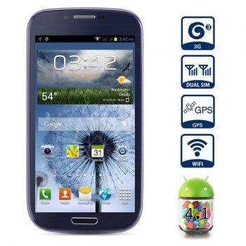 Smartphone N9500 Note 8Gb Blu Mtk6589 Quad Core 1.2Ghz 5.3 Pollici Hd Adroid 4.2.1 3G Wi-Fi Gpsz