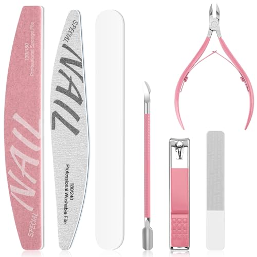 Manicure Set Donne Nail Kit Per Donne Nail File Kit Strumenti Manicure Nail Care Kit Con Clippers Cuticole Trimmer Pusher Glass Nail File E Buffers Pe