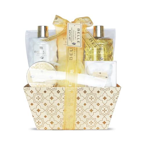 Gloss! Belle Luxury - Set Regalo Donna - Prodotti Da Bagno Alla Vaniglia E Lime - Cesto Compleanno Mamma - Idee Regalo Originali