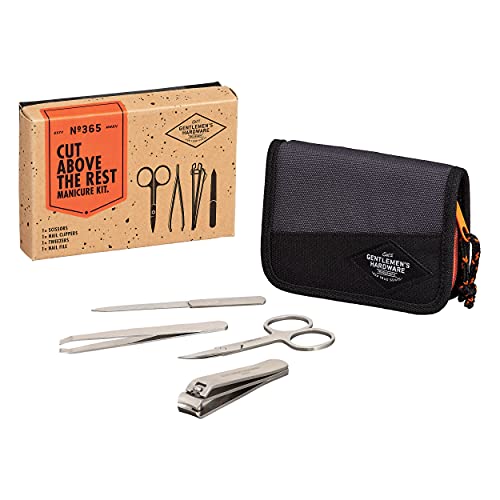 Kit Per Manicure Da Uomo, Nero