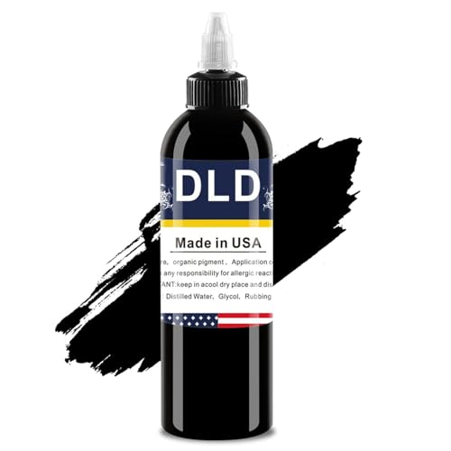 Fodera E Ombreggiatura Nero - Dld Potente Inchiostro Nero Per Tatuaggi - Pigmento Per Tatuaggi Nero Permanente Body Paint Color Tattoo Supplies
