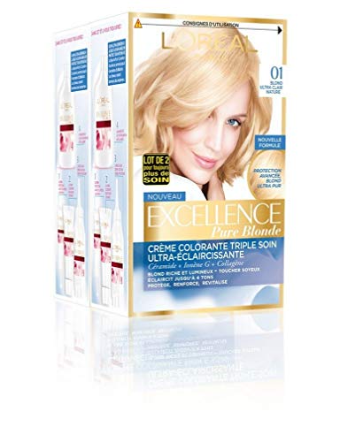 Excellence Lot De 2 Cremes Blond N°1 Ultra Clair Naturel