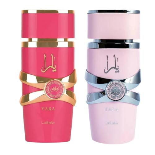 Lattafa Anniversary Edition - Pack Yara & Yara Candy Eau De Parfum (100 Ml + 100 Ml) | Fragranze Esclusive Per Le Donne | Dolce, Floreale E Sofisticat