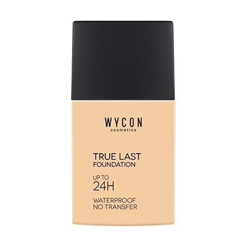 Wycon Cosmetics True Last Foundation - Fondotinta Liquido Coprente Waterproof Professionale Durata Testat 24H - Nc 10