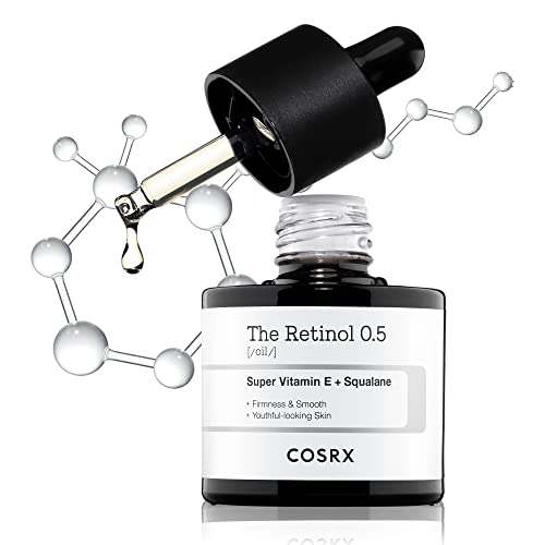 Cosrx Olio Di Retinolo 0,5, Siero Antietà Con Trattamento Ai Retinoidi Allo 0,5% Per Il Viso, Le Linee Sottili E I Segni Dell'Invecchiamento, Cura Del