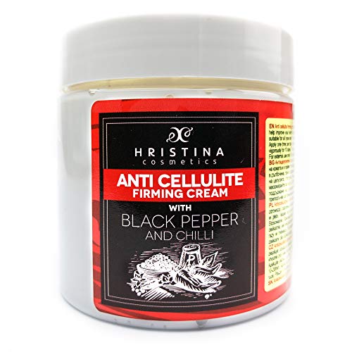 Crema Anticellulite Al Pepe Nero | Anticellulite, Rassodante E Rassodante, Perfetto Per Il Trattamento Anticellulite Massaggio Per Gambe, Glutei, Cosc