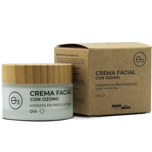 Ozono D'Or - Crema Antimacchia Viso Bio 100% Naturale Con Ozono, Elimina Rosacea | Crema Idratante Viso Antirughe Rassodante E Illuminante Pelle Sensi