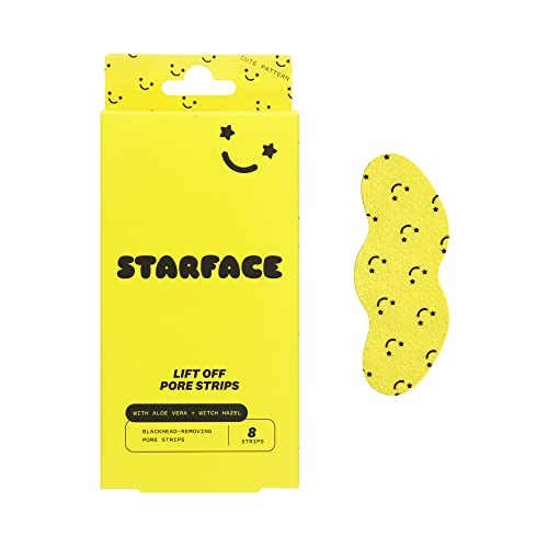 Starface - Strisce Per Rimuovere I Pori Dei Punti Neri, Per Pulizia Profonda Del Naso, Toppe Per Pori Del Naso (8 Punti)