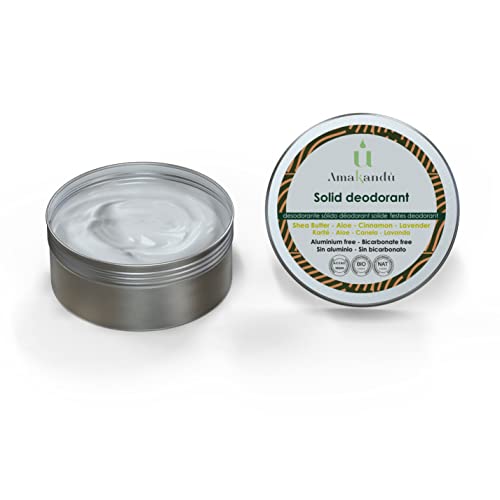 Deodorante Solido Vegano Biologico 50 Ml Antitraspirante Pelle Fresca Elimina Gli Odori A Lunga Durata Cosmetici Senza Alluminio E Senza Prodotti Chim