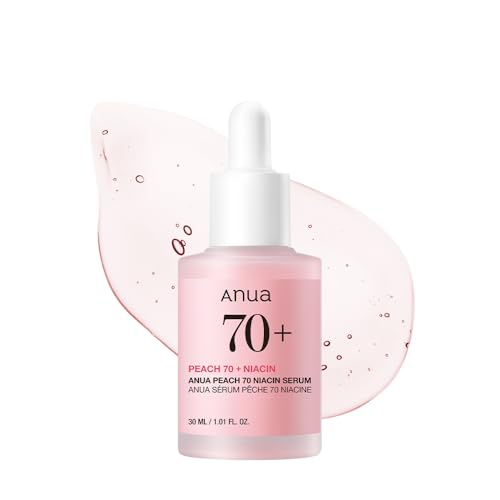 Anua Siero Alla Niacinamide Peach 70 Da 30 Ml/Siero Viso Idratante E Illuminante/Pulizia Quotidiana Della Pelle (1,01 Fl. Oz.)