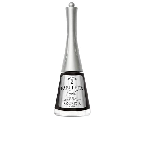 Bourjois Fabuleux Gel 10, Top Coat, Smalto Gel Effetto Gel, Texture Jellygloss E Finitura Lucida A Lunga Durata, Formula Vegana, Risultati Professiona