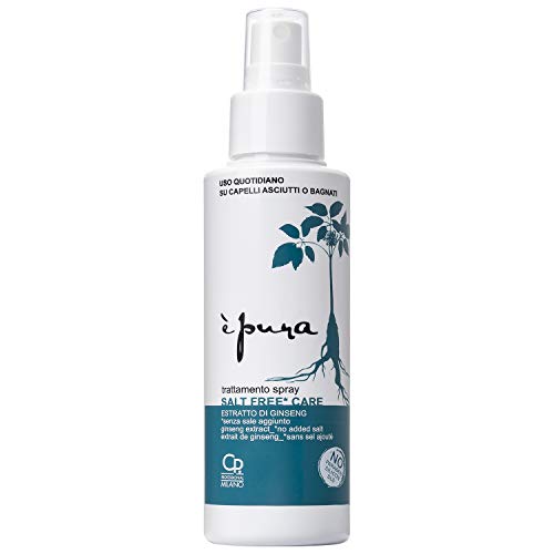 È Pura - Spray Salt Free Care - Trattamento Spray Per Tutti I Tipi Di Capelli, Uso Quotidiano Su Capelli Asciutti O Bagnati - Formula Senza Sale Aggiu