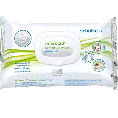Schülke Mikrozid Universal Wipes Premium – 6 X 100 Stück Sp