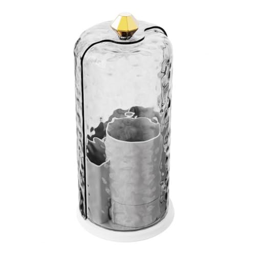Nsssunnre Scatola Porta Pennelli Da Trucco Con Coperchio Trasparente, Grande Capacità, Girevole A 360 Gradi, Organizer In Acrilico B