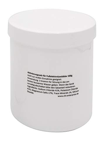 500 G Di Sale Di Attivazione Per Hydrosana, Bioenergiser Detox Spa, Ion Cleanser, Royal Spa E Altri Pediluvi - Ridotto Contenuto Di Sodio, Arricchito