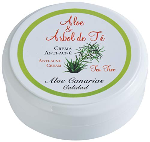 Aloe Canarias 200010 - Crema All'Aloe Vera E Albero Del Tè, Anti-Acne