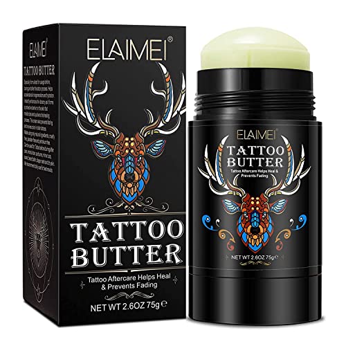 Crema Per Tatuaggi 75 G Crema Post-Tatuaggio Sicura E Naturale - Lozione Idratante Che Favorisce La Guarigione Della Pelle (75G)