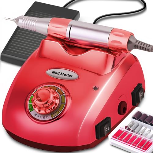 Retoo Fresa Elettrica Per Unghie, Per Manicure, Pedicure, Per Unghie In Gel, Per Rimuovere Il Callo, 35000U/Min, 65 W, Fresatrice Per Unghie Con Regol