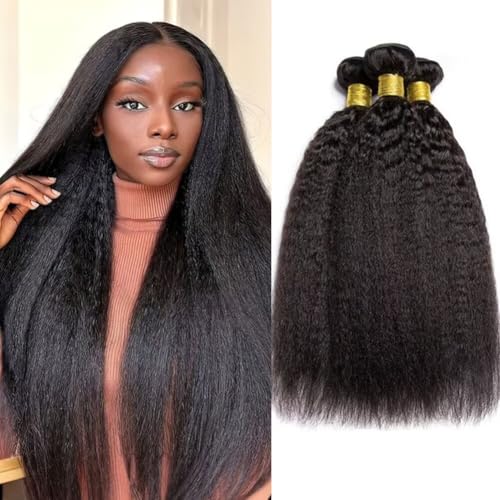 Yaki Bundles Human Hair Matassa Capelli Veri Tessitura Capelli Naturali Umani Donna Capelli Umani Brasiliani Brazilian Virgin Hair Yaki Weave Bundles