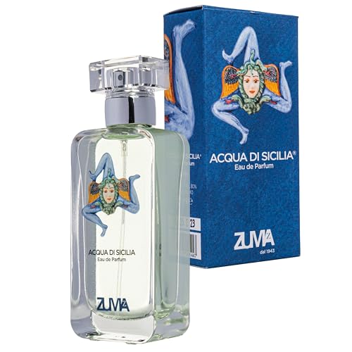 Profumi Zuma - Profumo Acqua Di Sicilia - Eau De Parfum Spray - Il Profumo Autentico Del Mediterraneo (Acqua Di Sicilia 50 Ml)