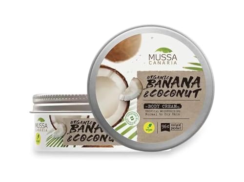Mussa Canaria Crema Corpo Vegana Extra Idratante Con Olio Di Cocco Naturale E Burro Di Cocco Formato Da Viaggio - 70Ml