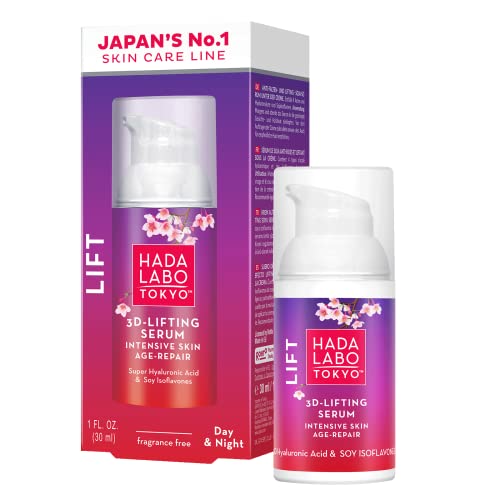 Hada Labo Tokyo Lift Serum 3D Lifting Face Sierum, Bianco