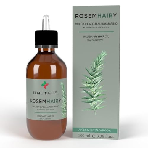 Rosemhairy Olio Di Rosmarino Per La Crescita Dei Capelli E Contro La Caduta Dei Capelli, Nutre Il Cuoio Capelluto, Per Ciglia E Sopracciglia, Cura Del