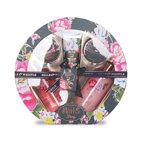 Gloss! - Cofanetto Regalo Donna - Set Bano 5 Pezzi - Prodotti Da Bagno Alla Peonia - Cesto Compleanno Mamma - Idea Regalo Originale Donna - Set Bellez