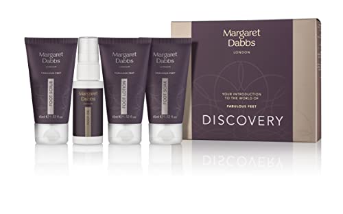 Margaret Dabbs Fabulous Feet Discovery Kit With Foot Soak 45Ml, Foot Scrub 45Ml, Foot Lotion 45Ml And Foot Oil 30Ml