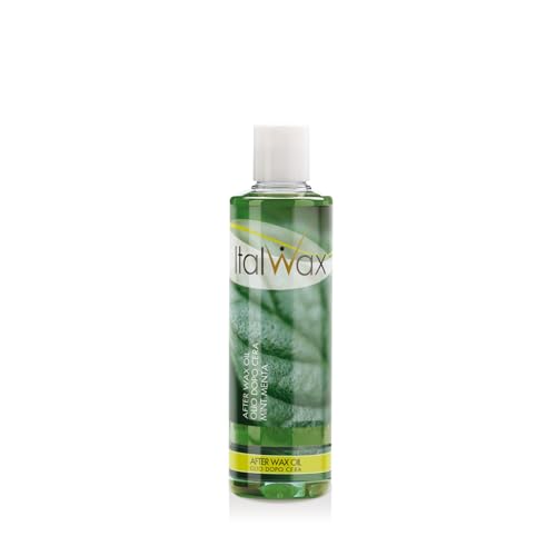 Italwax Lozione Post Depilazione - 250Ml – A Base Oleosa - Aroma Mentolo - Idrata E Rimuove I Residui Di Cera