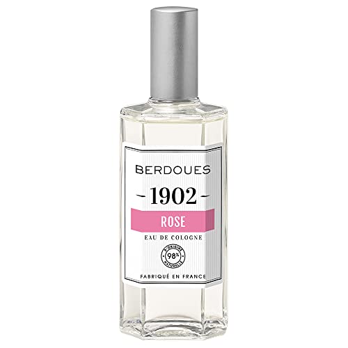 Berdoues 1902 Colonia Rosa, Fresca E Tonificante, Made In Francia, Senza Coloranti Profumo Donna E Uomo, Spray 125Ml