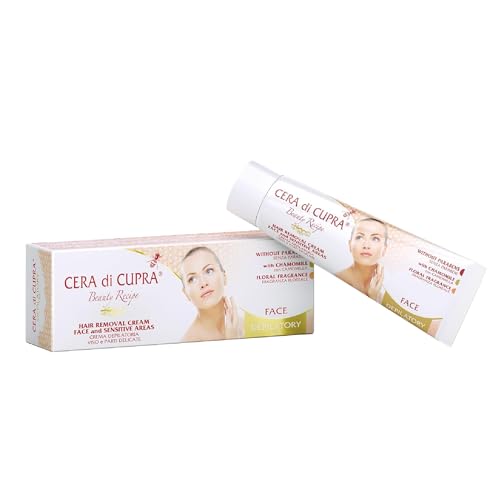 Cera Di Cupra, Crema Depilatoria Viso E Parti Delicate, Ideale Per Una Depilazione Efficace E Gradevole In Pochi Minuti, Senza Parabeni, Dermatologica